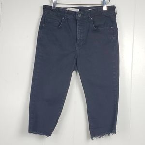 Pilco and the Letterpress high-rise denim bermuda shorts Size 31